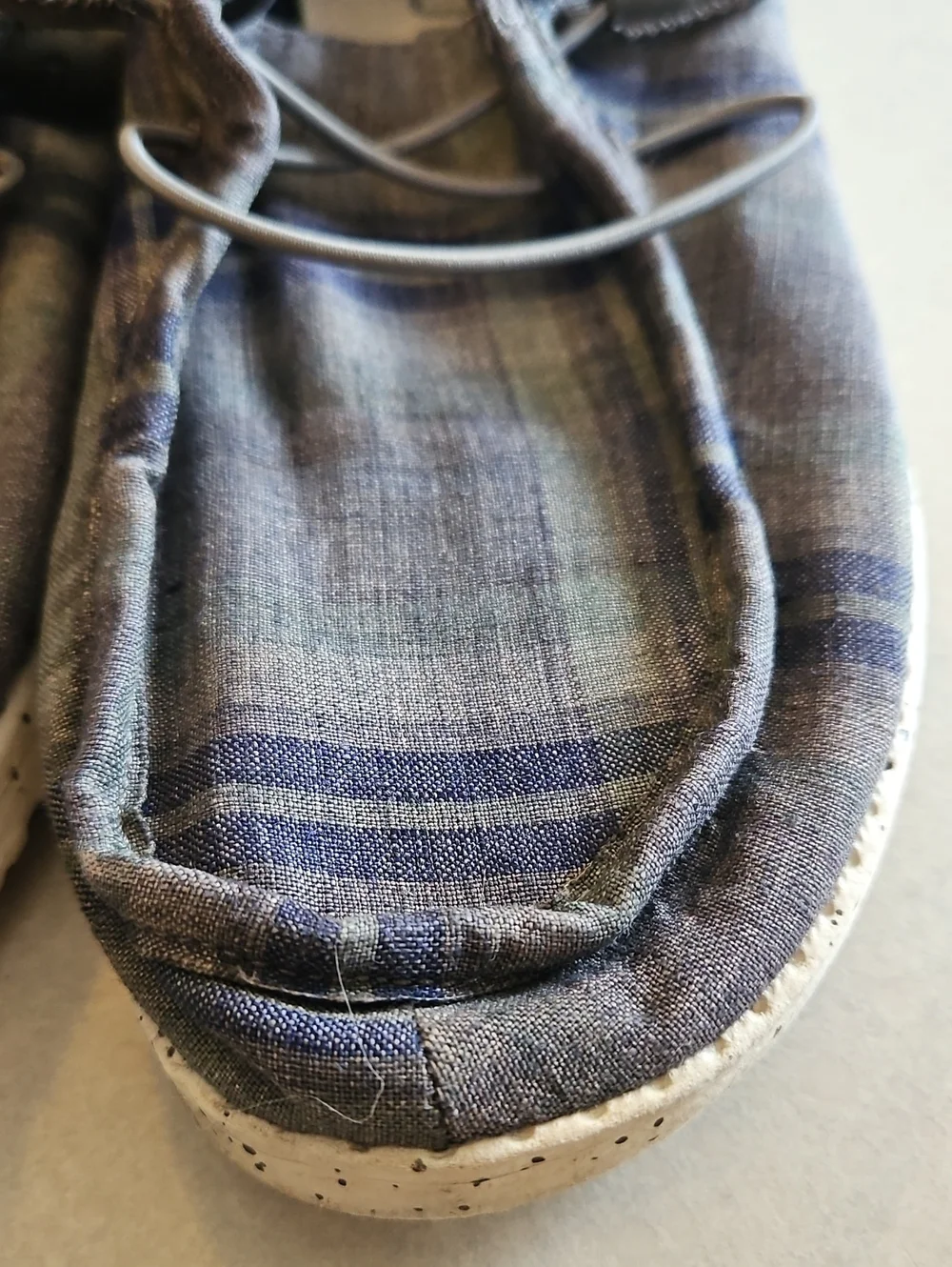 Hey Dude Funk Plaid Blue Grey